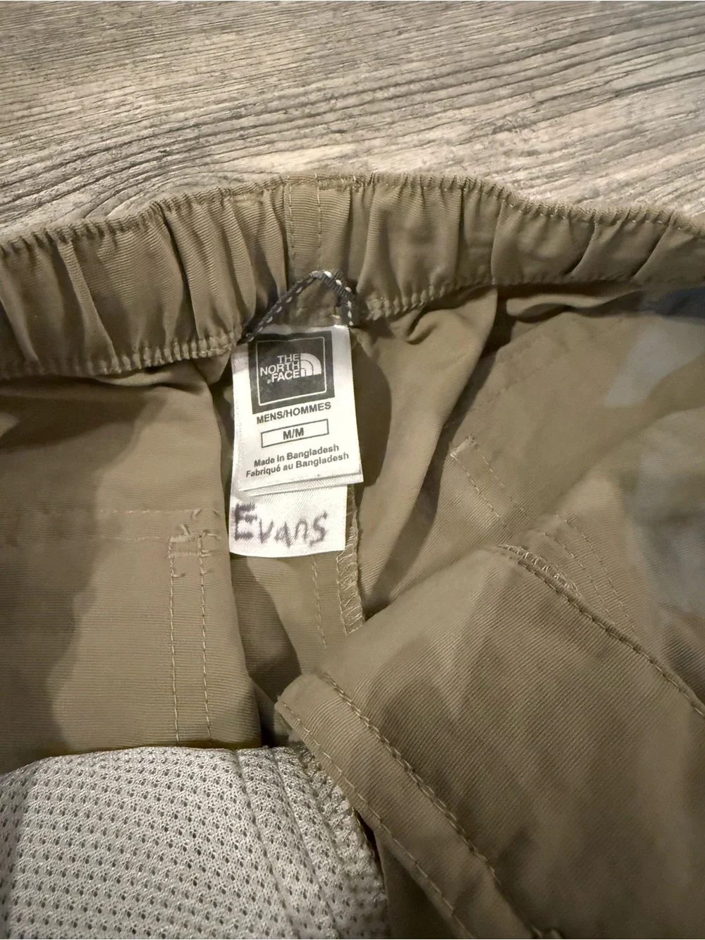 Vintage men’s north face trail hiking shorts
